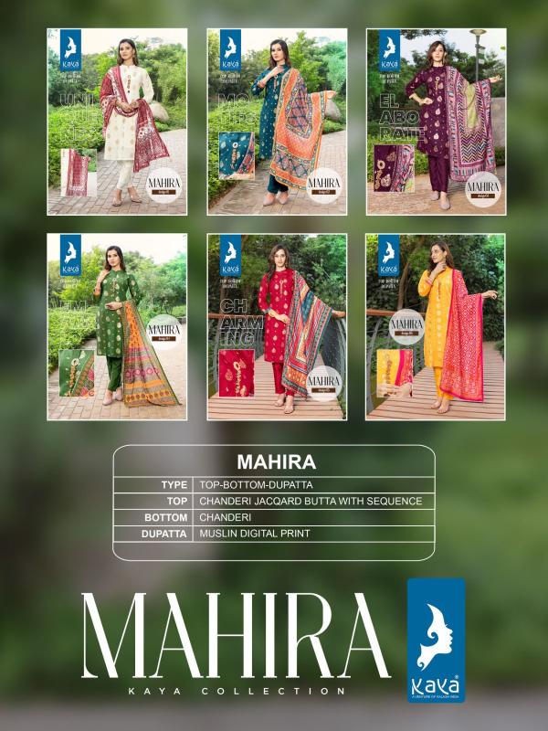 Kaya Mahira Exclusive Designer Kurti Pant With Dupatta Collection